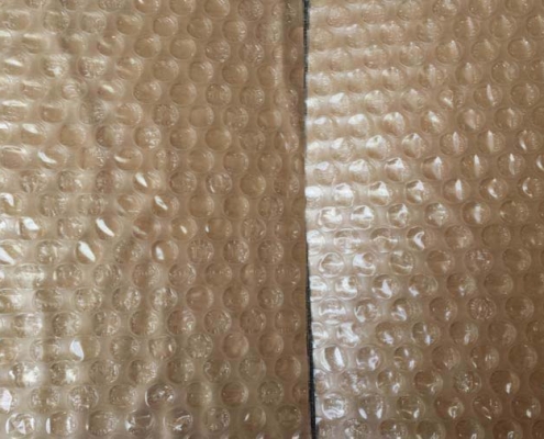 paper laminated bubble wrap pabble