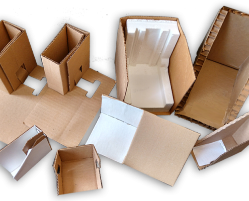 corrugated cardboard end caps