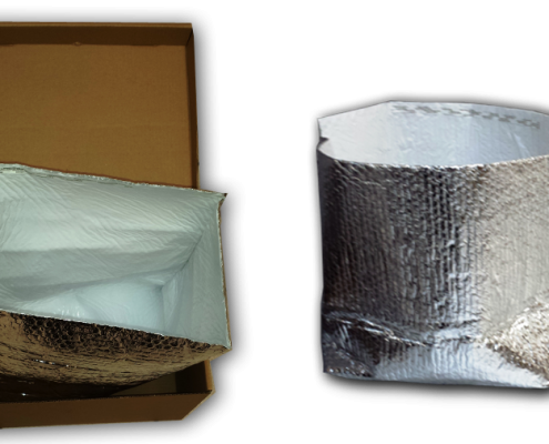 metalized bubble pouch cold chain toronto